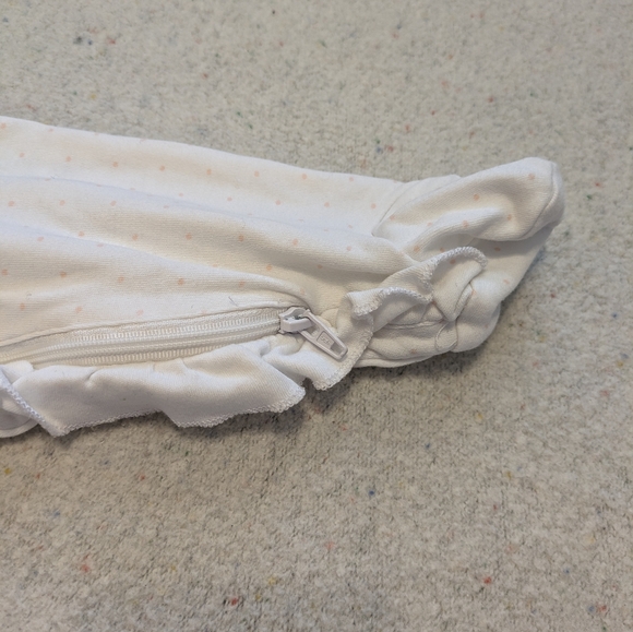 *4/$20* Baby girl 2 way zipper footed sleeper - Picture 2 of 5